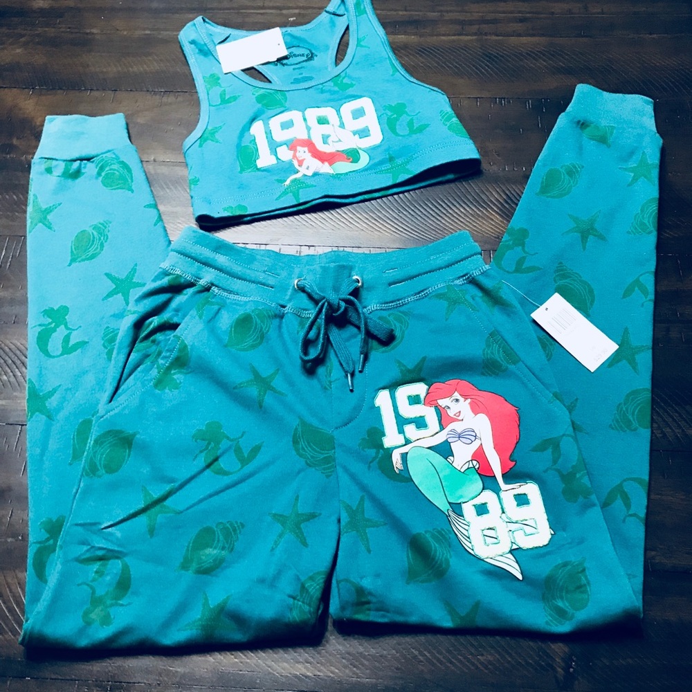 📛SOLD📛🎶The Little🧜‍♀️Joggers &Sports Bra🎶 - Picture 8 of 8